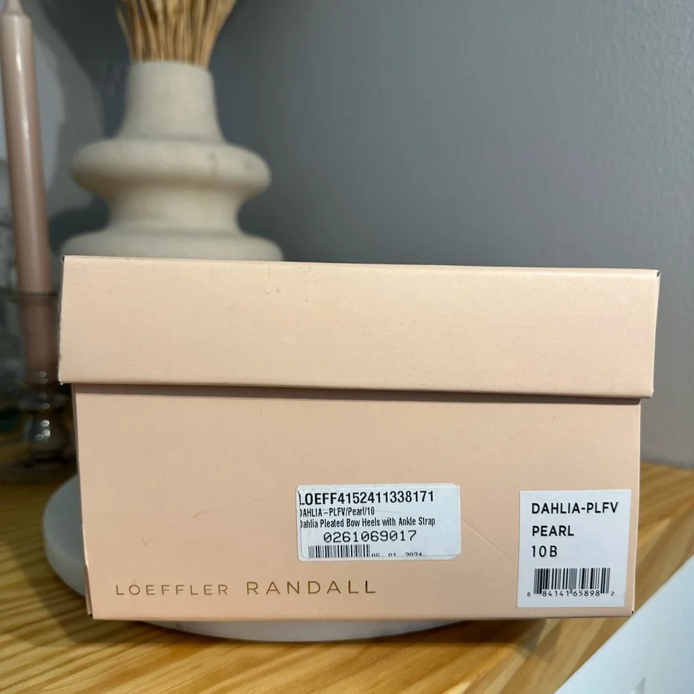 Loeffler Randall White Heeled Sandals - Picture 6 of 7